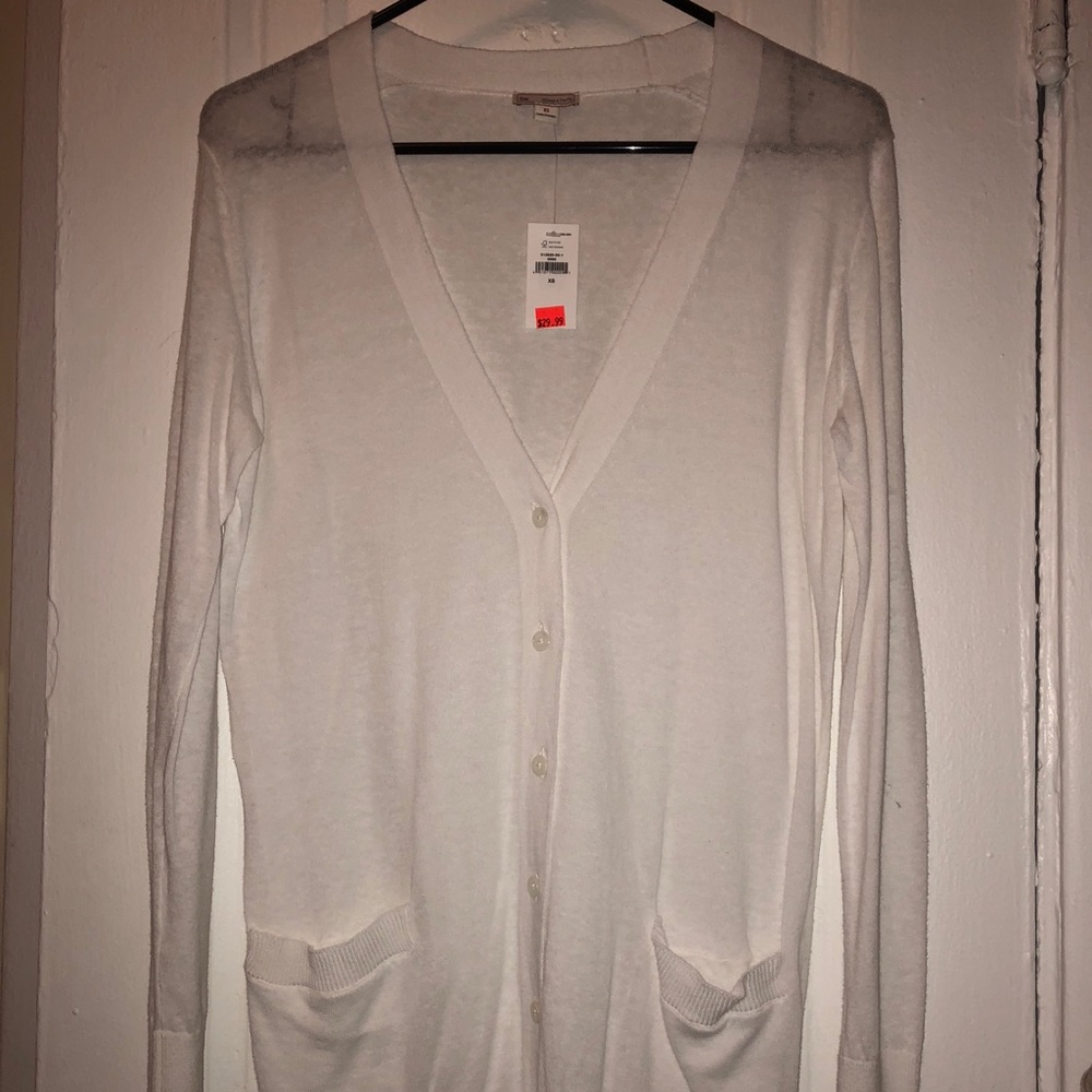 White Gap Cardigan, Brand New